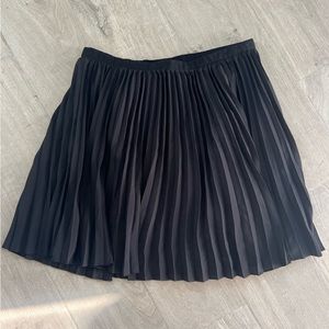 Jason wu FaLL Vibes short black pleated skirt